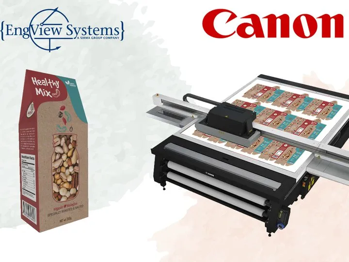 Canon Arizona series together with EngView Suite improve design and production efficiency in packaging