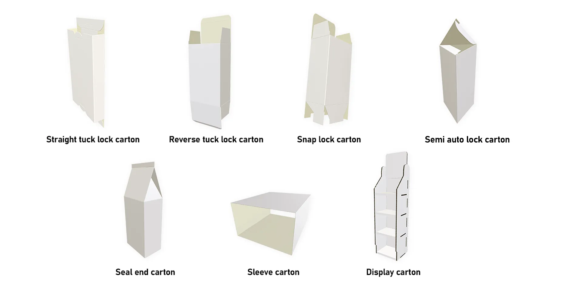 EngView folding carton samples