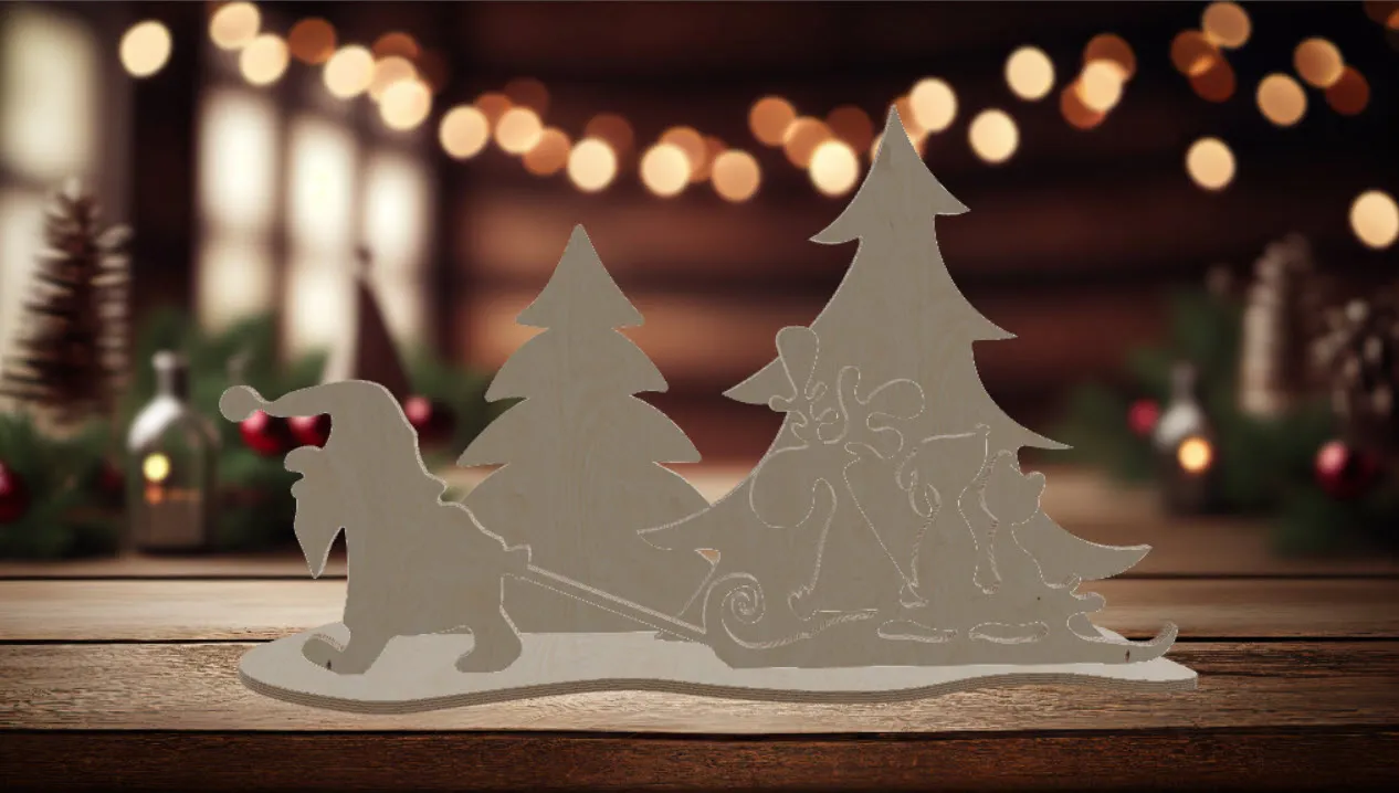 Christmas Designs made with EngView Package & Display Designer