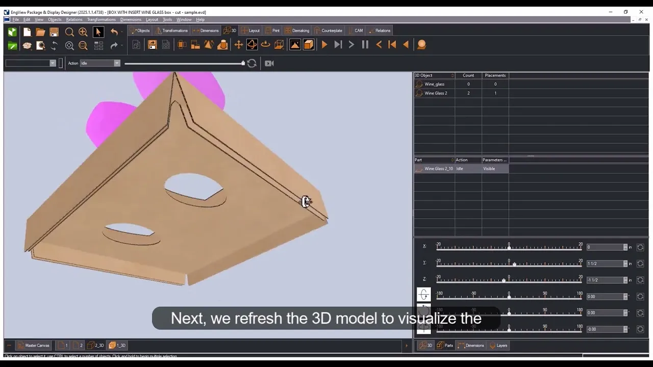 Designing inserts that fit exactly to your product with EngView packaging software