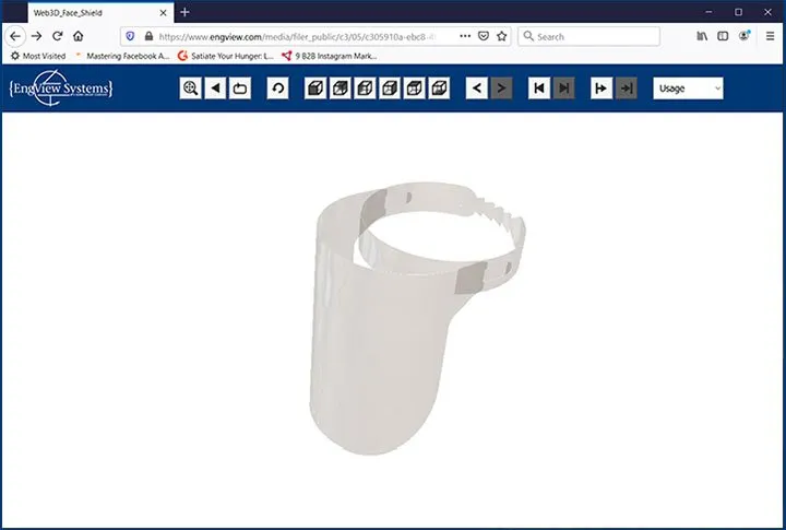 EngView releases free face shield designs for frontline helpers