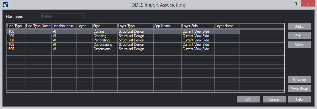 DDES Import Associations