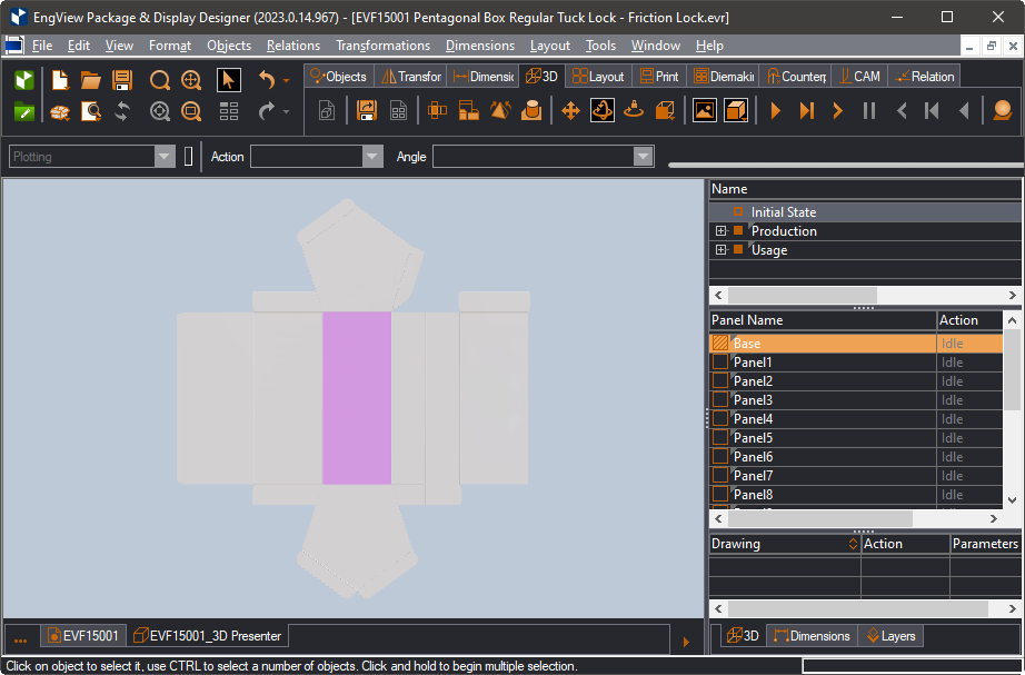 Set Base Panel