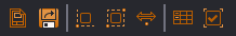 Image: Print Frame Toolbar
