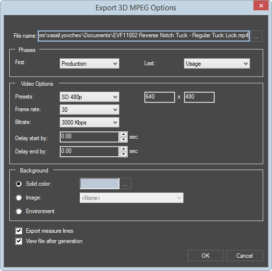 Export to MP4