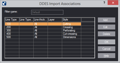 DDES Import Associations