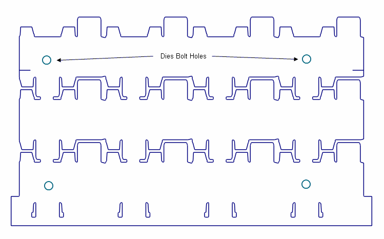 Female Die Bolt Holes