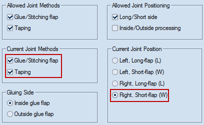 Left Short Flap