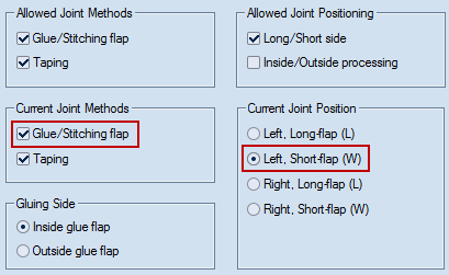 Left Short Flap