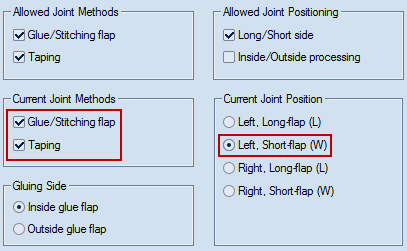 Left Short Flap