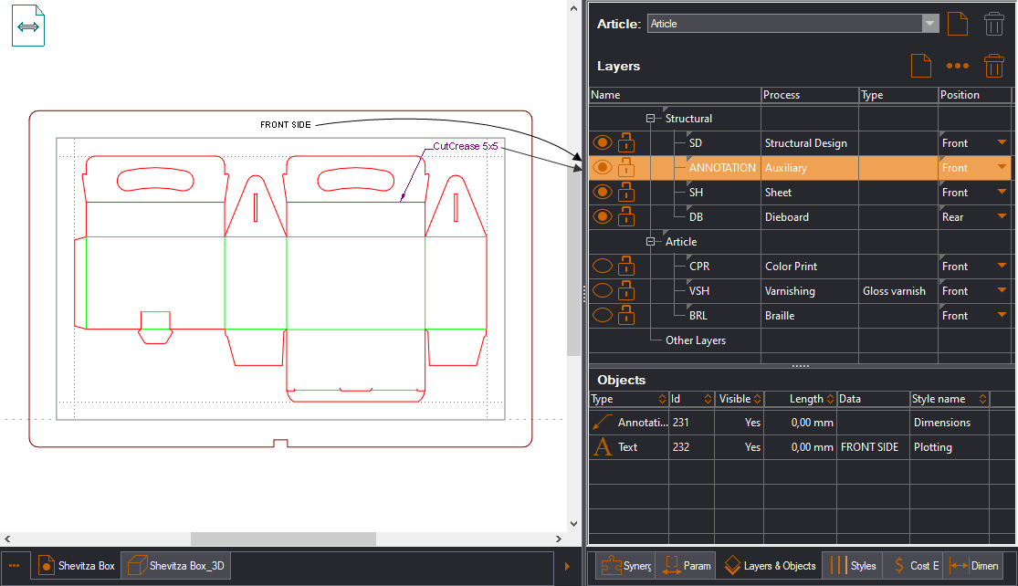 Auxiliary Design Layer