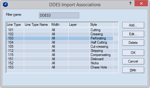DDES Import Associations