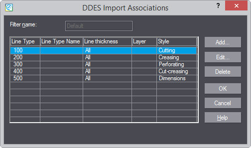 DDES Import Associations
