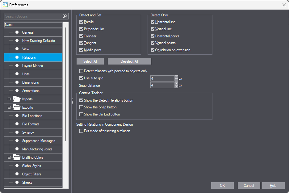 Preferences Property Sheet