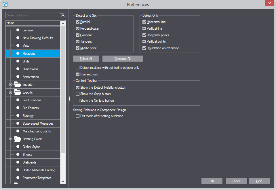 Preferences Property Sheet