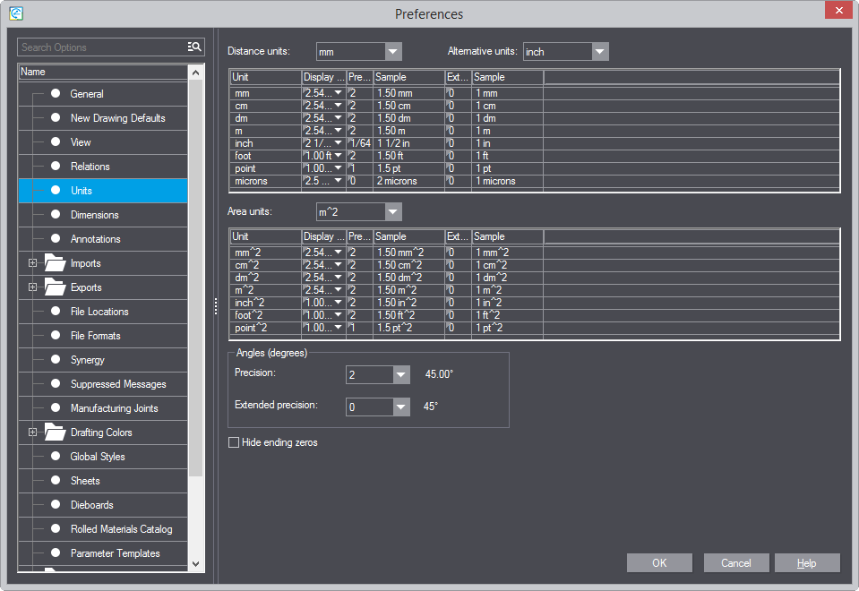 Preferences Property Sheet