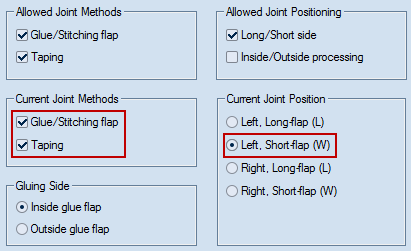 Left Short Flap