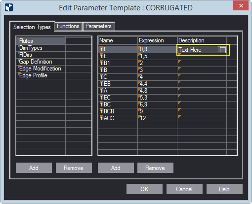 Multilanguage Parameter Selection Type Entry
